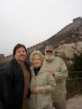 At the great wall