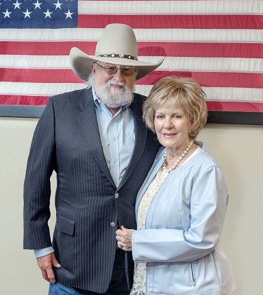 Charlie and His wife, Hazel