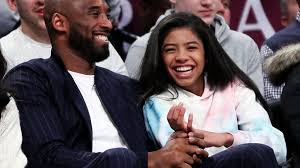 Kobe with his daughter