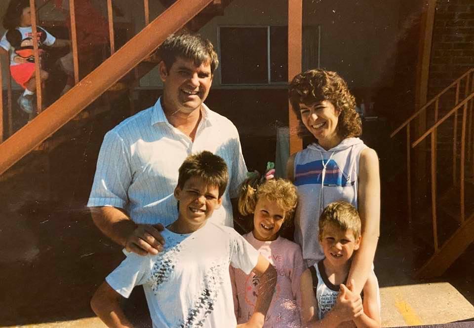 Oakley, KS-1990, Tom, Ginny, Brian, Camille and Ricky
