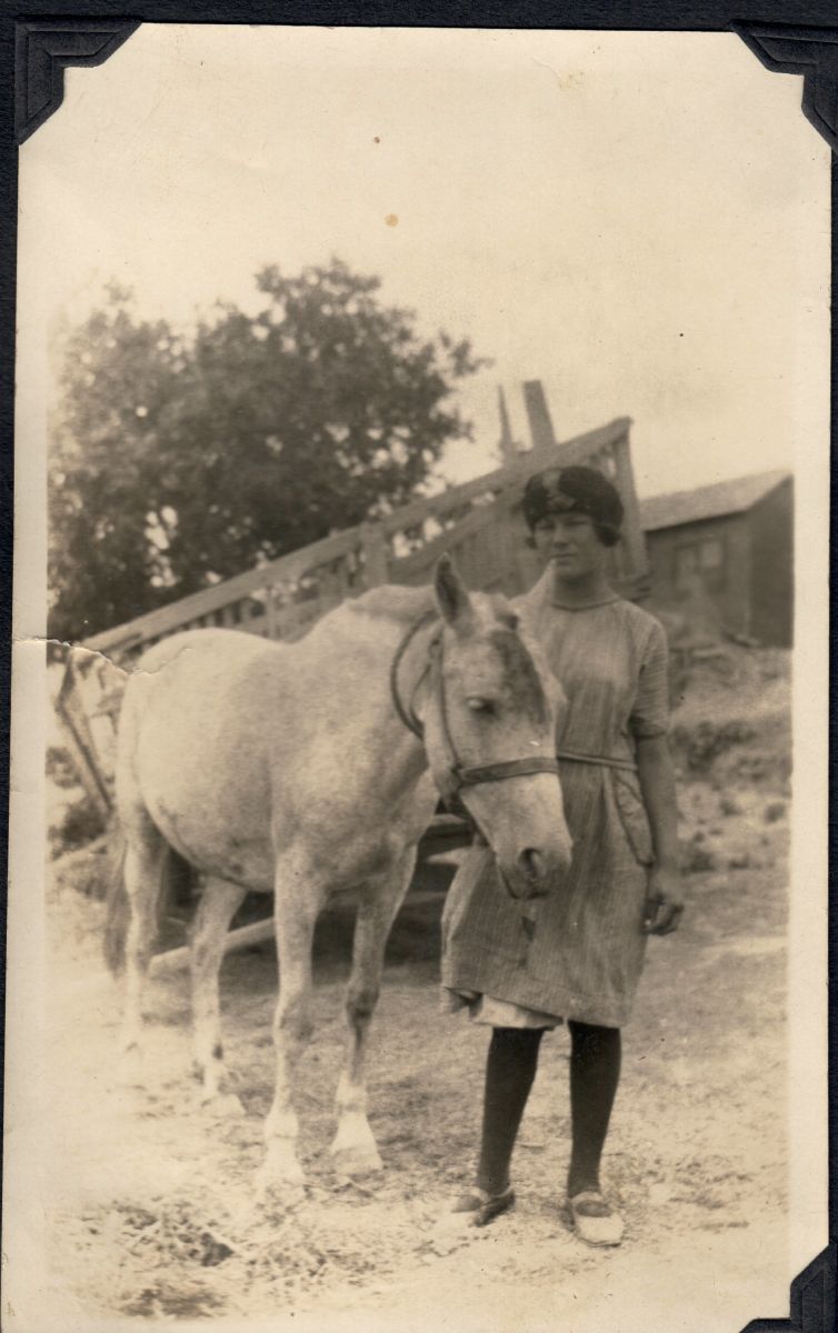 Gladys & her horse